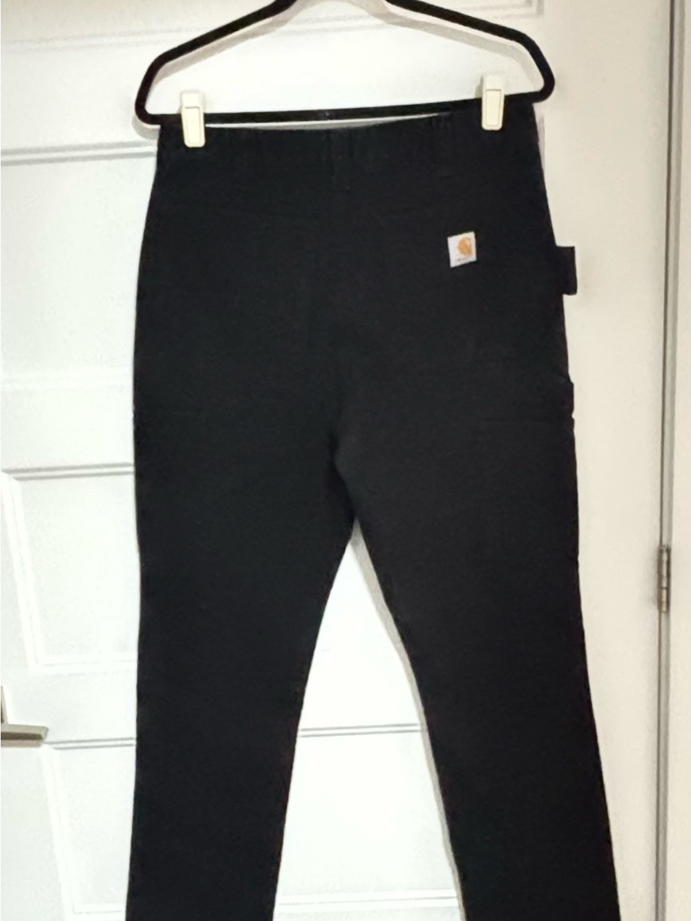 Carhartt Black Men's Cargo Work Pants, 32/34